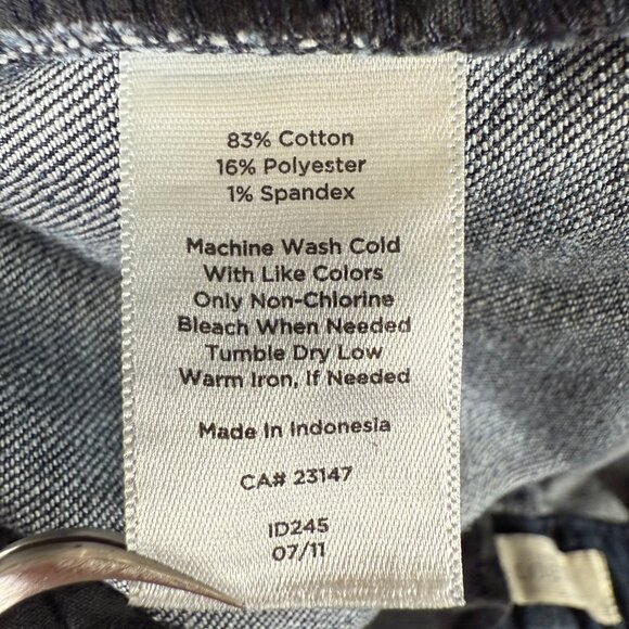 Talbots Heritage Jeans Women Size 16 33 Boot Cut High Rise Cotton Blend Denim - Picture 10 of 10